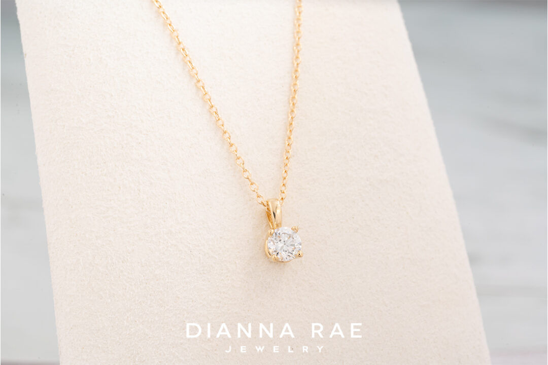 Solitaire .25 carat Lab-Grown Diamond Pendant
