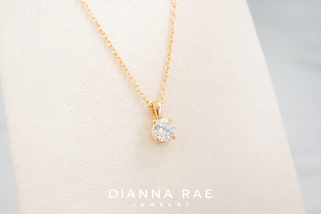 Solitaire .25 carat Lab-Grown Diamond Pendant