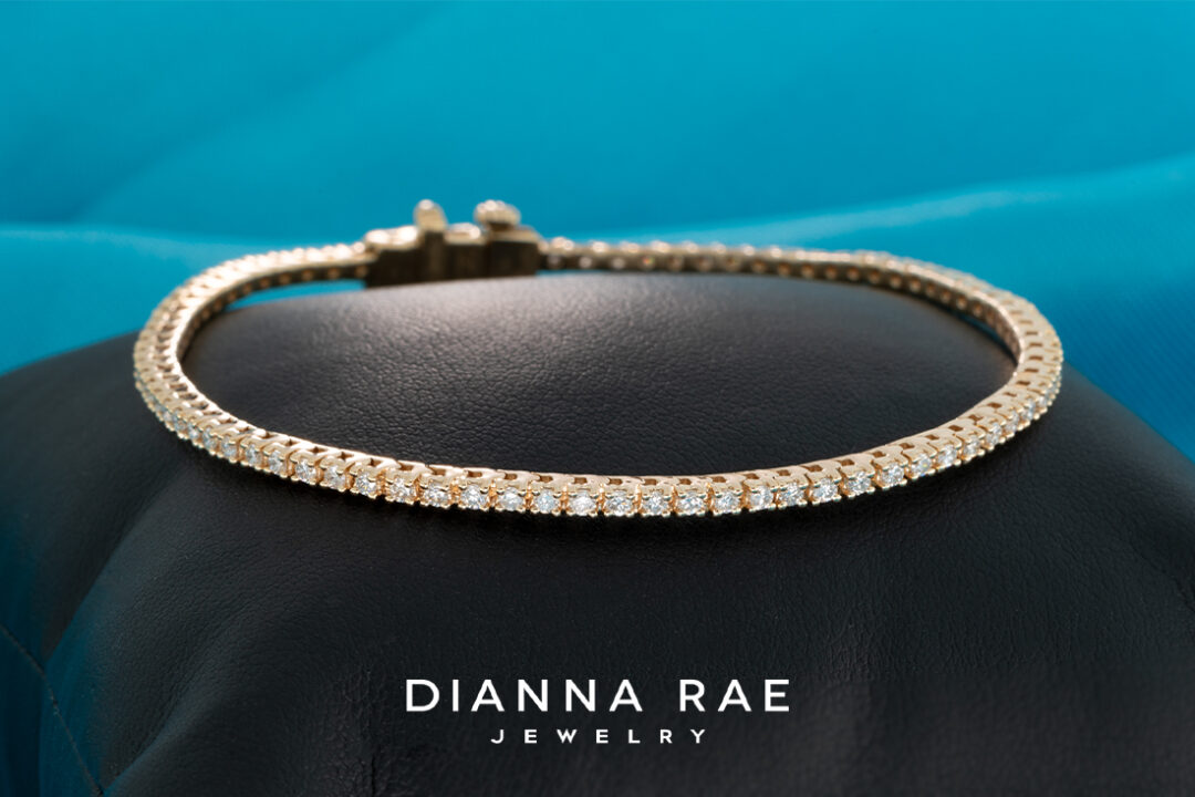 Lady's 14K Yellow Gold Tennis Bracelet