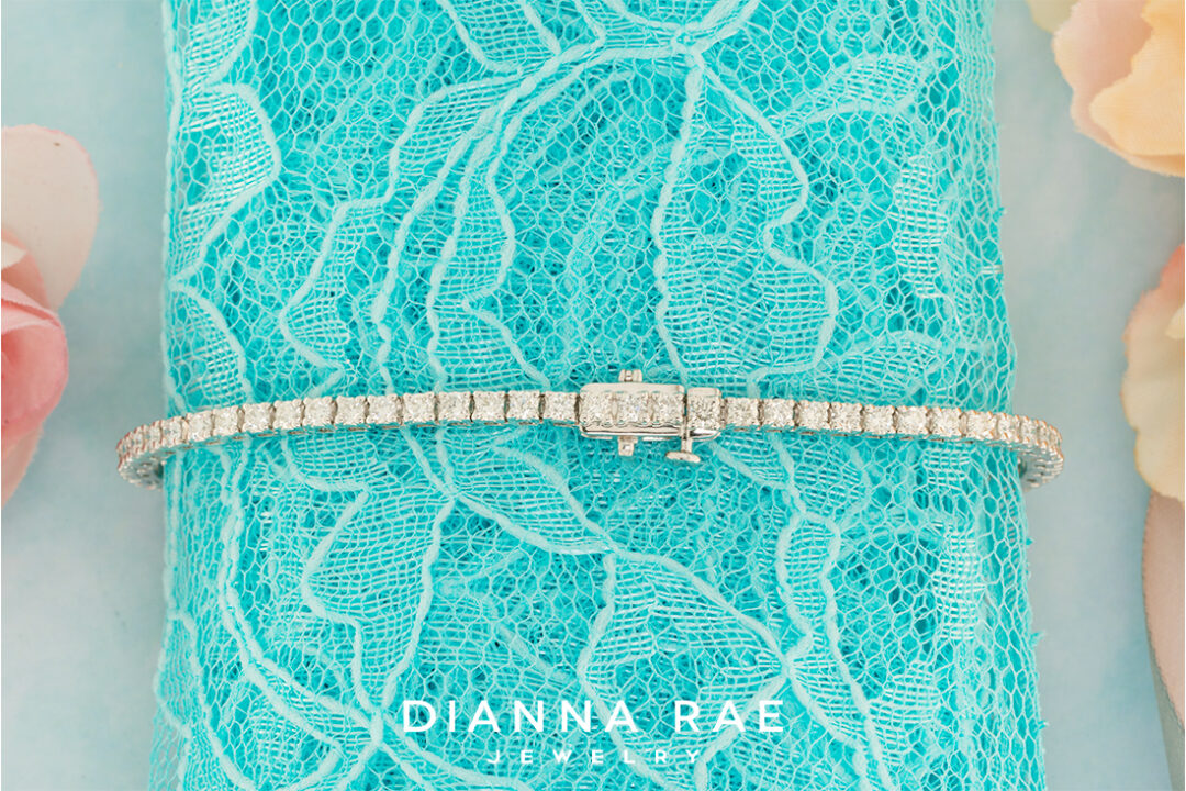 3.02 Carat White Gold Lab grown Diamond Tennis Bracelet