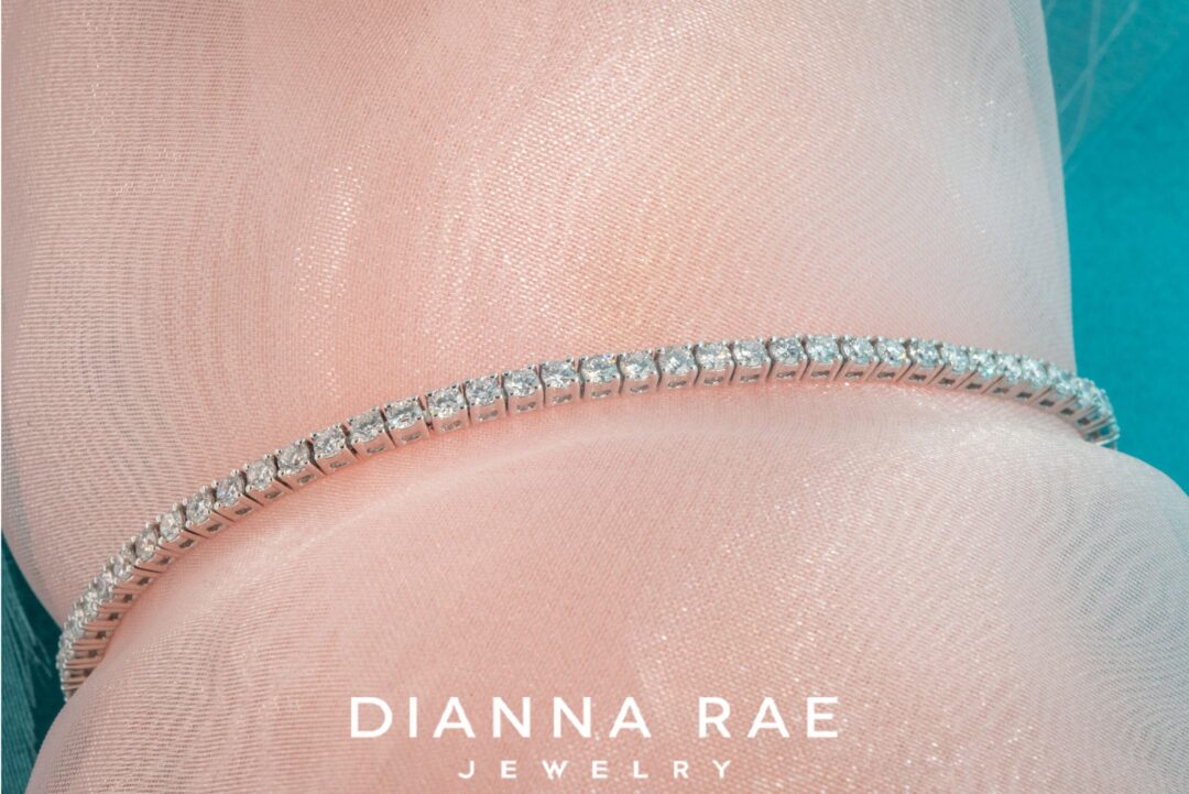 3 Carat White Gold Lab-Grown Diamond Tennis Bracelet