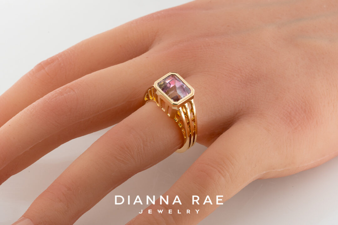 Bi-color Tourmaline Ring - Image 3