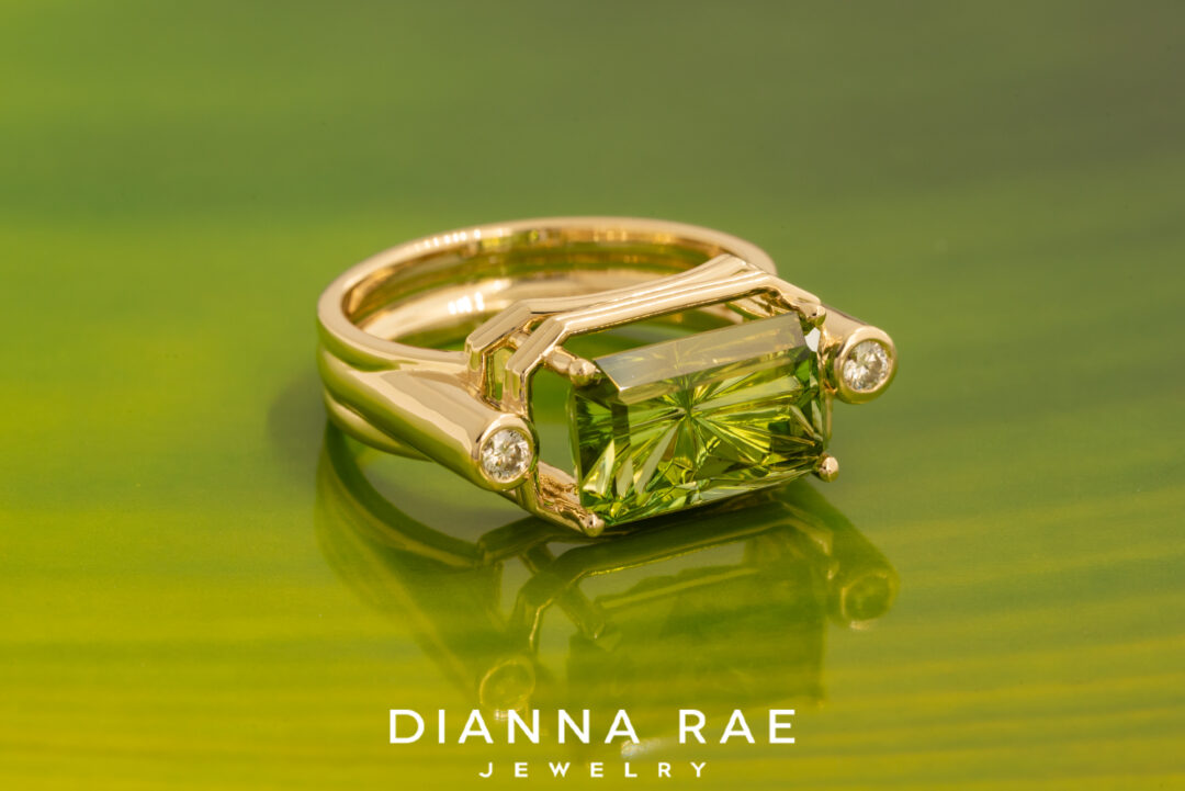 John Dyer Cut Starbrite Tourmaline Ring - Image 2