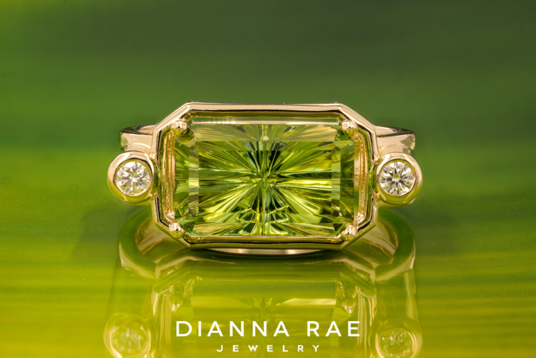 John Dyer Cut Starbrite Tourmaline Ring