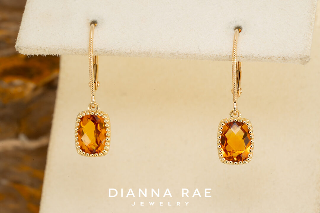 Citrine Dangle Earrings