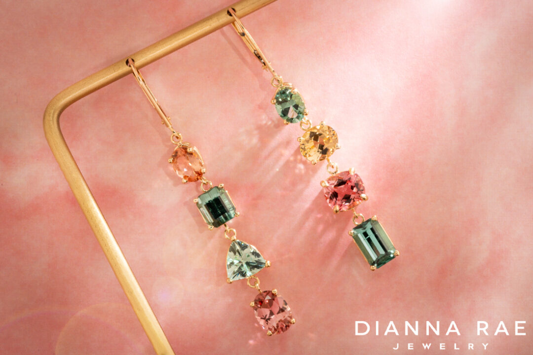 Tourmaline Dangle Earrings