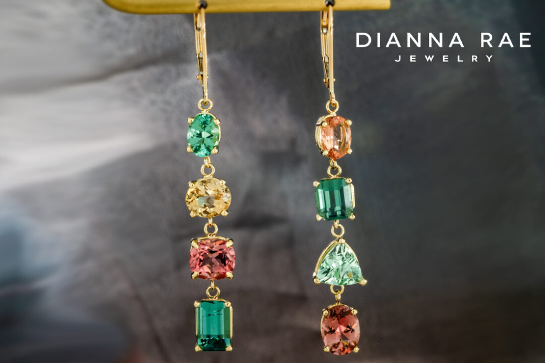 Tourmaline Dangle Earrings - Image 2