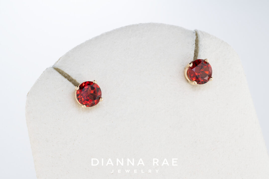 DIS Garnet Studs - Image 2