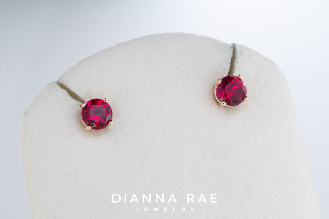 DIS Ruby Studs - Image 2