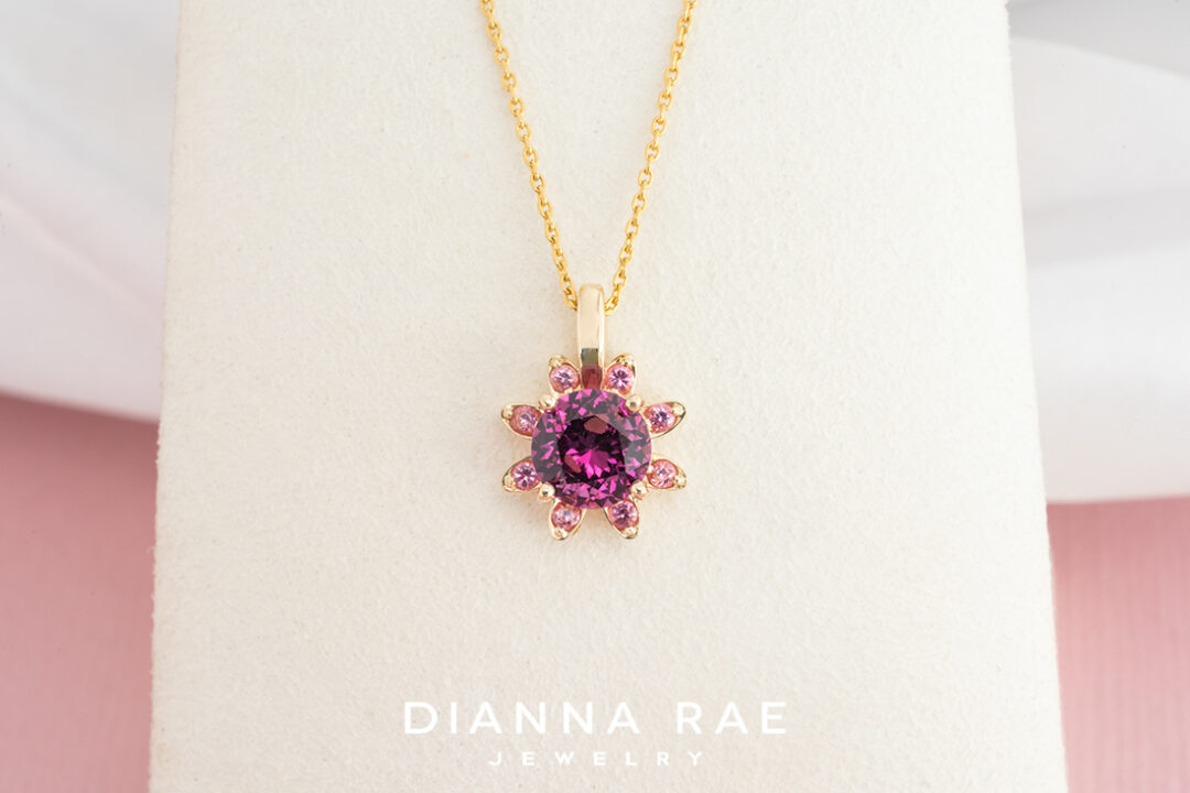 Rhodolite Garnet Pendant