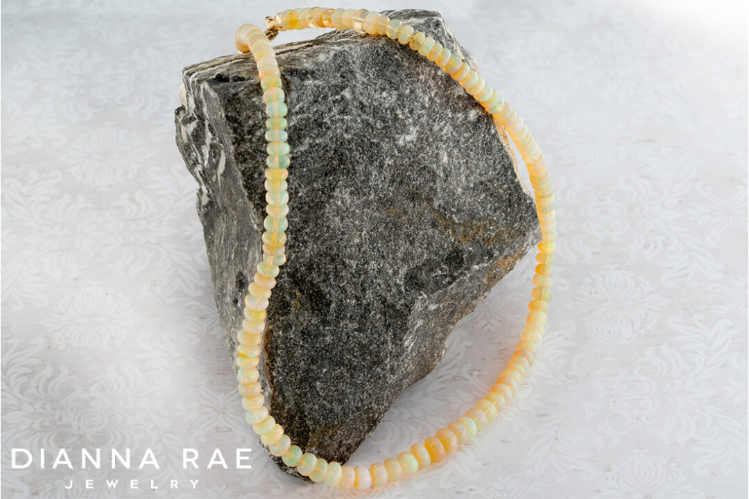 Opal Bead Necklace - Image 2