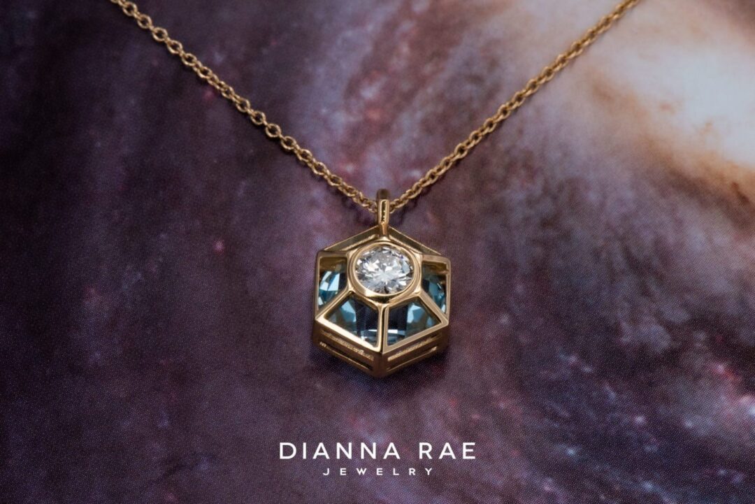 Window On The World Pendant - Yellow Gold - Image 4