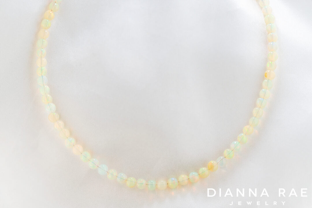 Ethiopian Opal Bead Necklace
