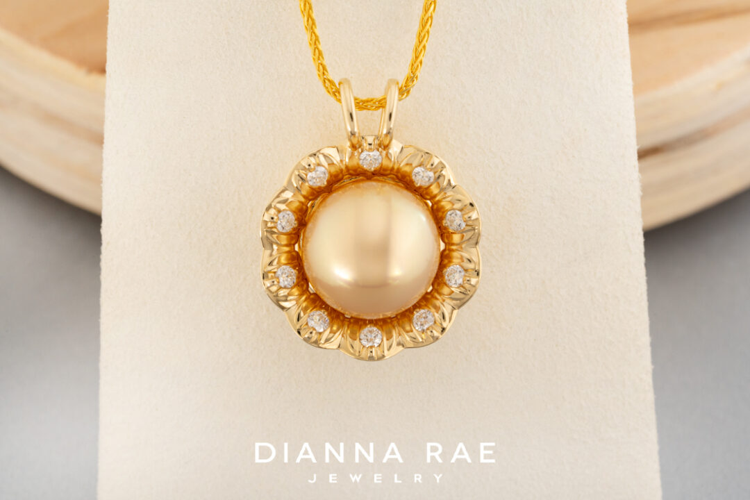 South Sea Pearl and Diamond Pendant