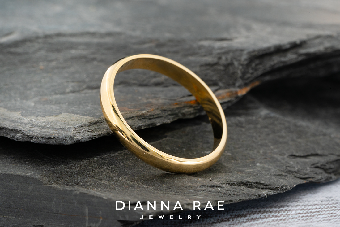 14K Yellow Gold 3mm Band