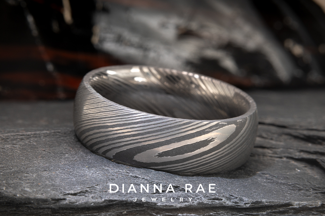 Men's Steel Damascus Band