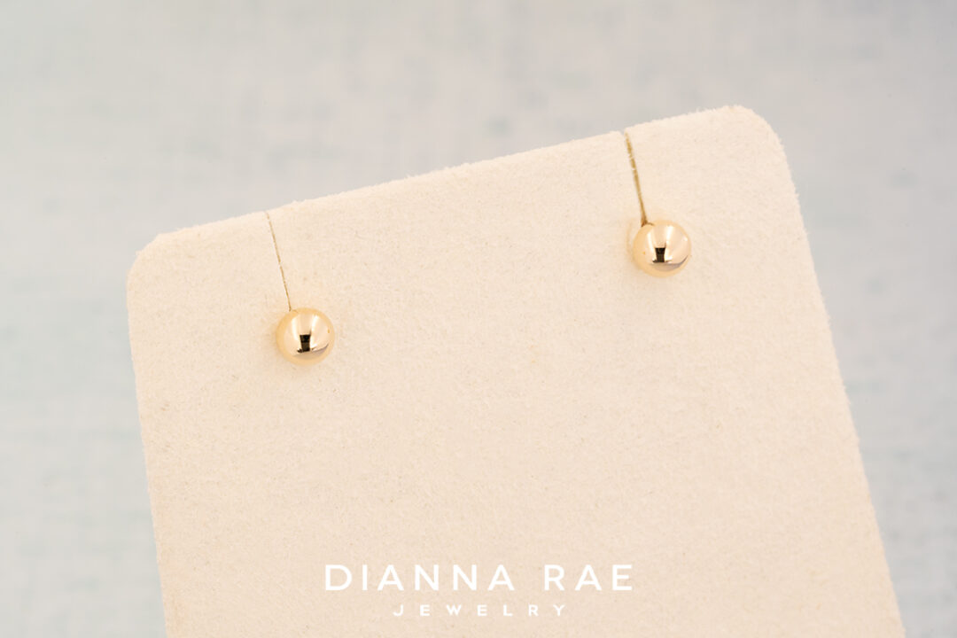 Yellow Gold Studs