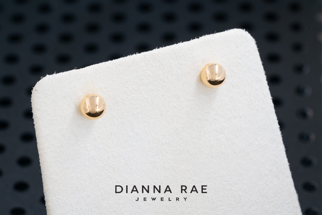Yellow Gold Studs