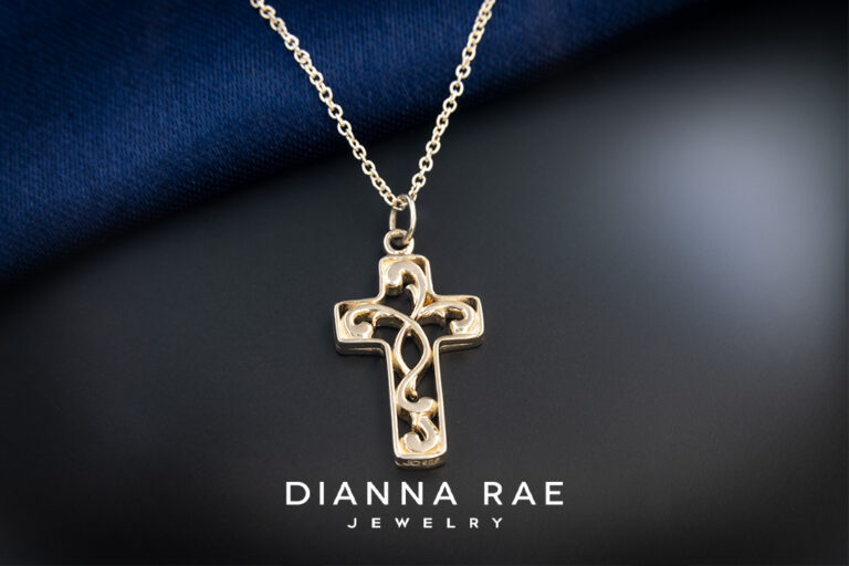 Small Silver Cross Necklace