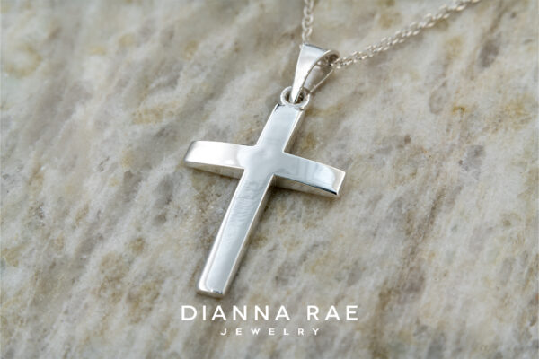 640 00755 - Silver Cross Necklace