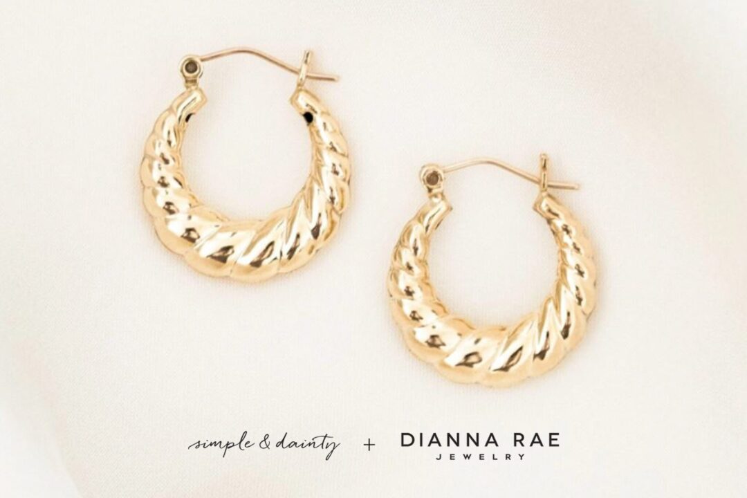 Croissant Hoop Earrings
