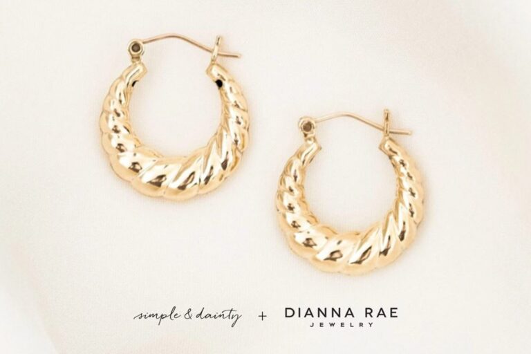 Croissant Hoop Earrings