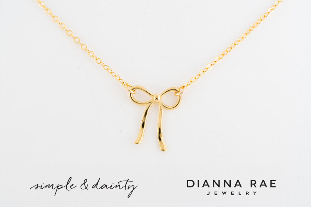 Dainty Bow Necklace