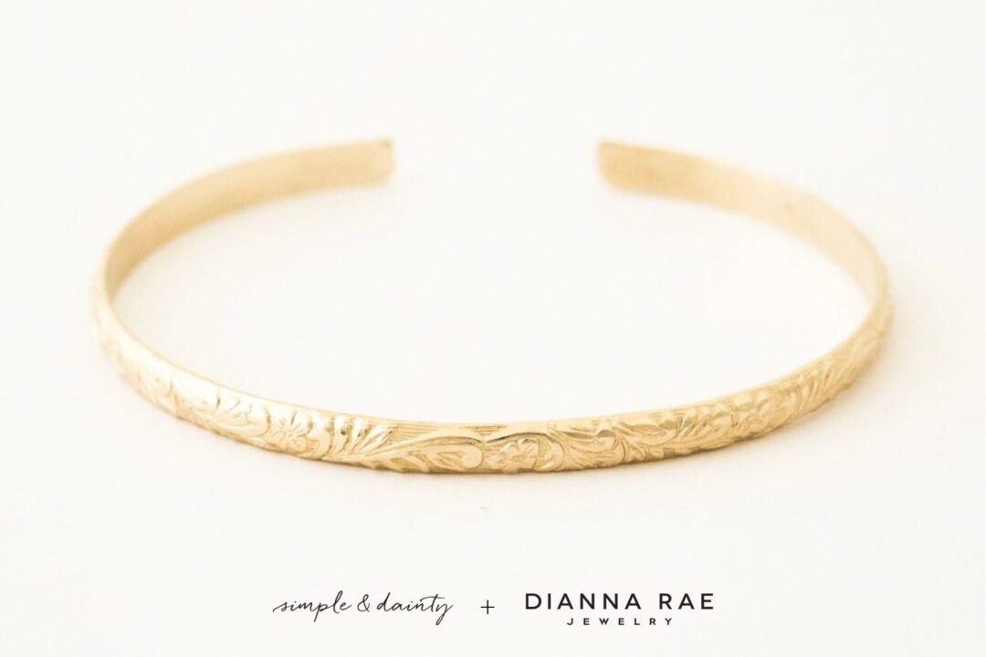 Flower Cuff Bracelet - Image 5