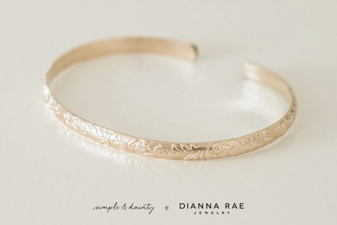 Flower Cuff Bracelet - Image 6