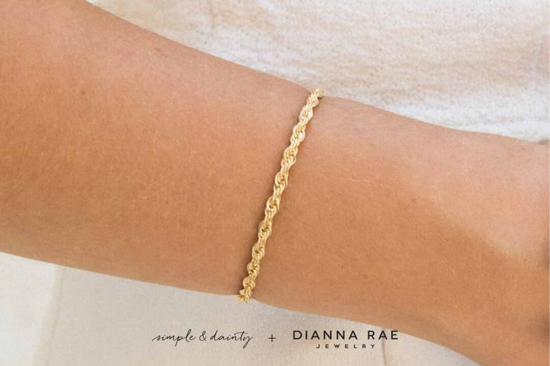 Chunky Rope Chain Bracelet - Image 4
