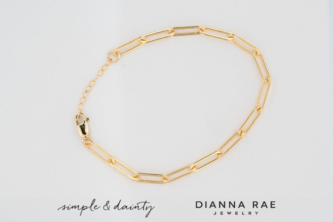 Chunky Paperclip Chain Bracelet