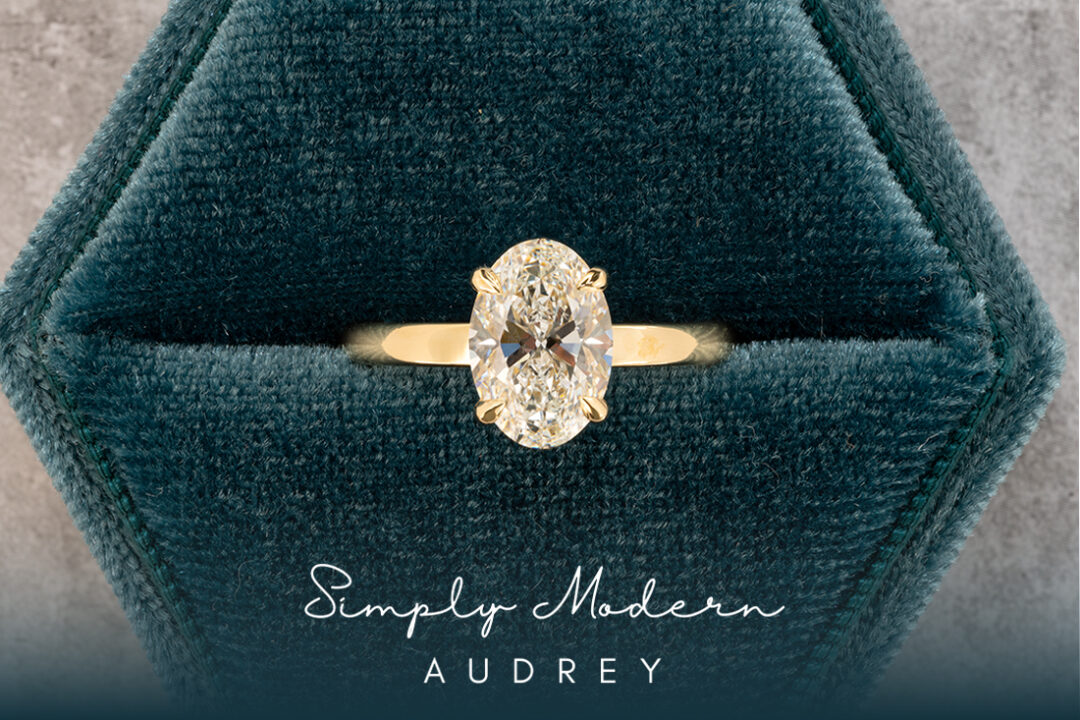 "Audrey" Oval Engagement Ring - Image 3