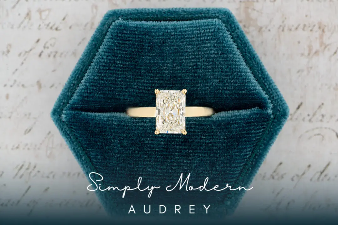 "Audrey" Radiant Engagement Ring