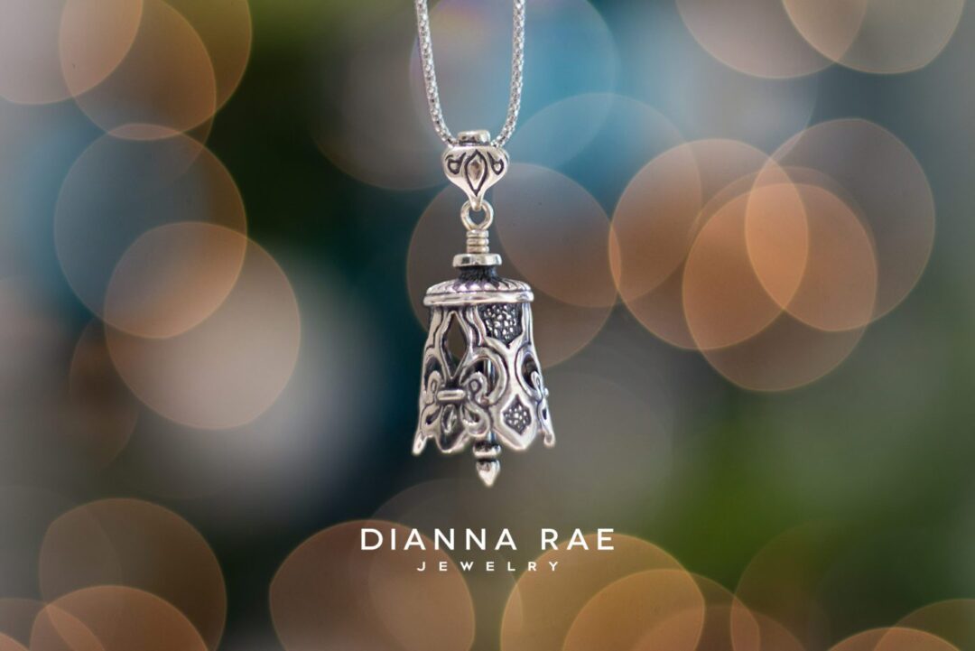 Fleur de Lis Bell Pendant