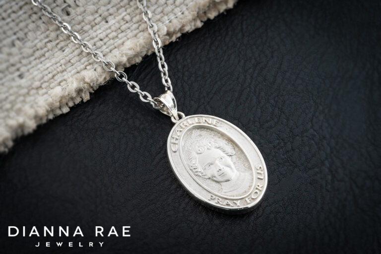 Charlene Richard Medal - Stainless Steel Men's Chain
