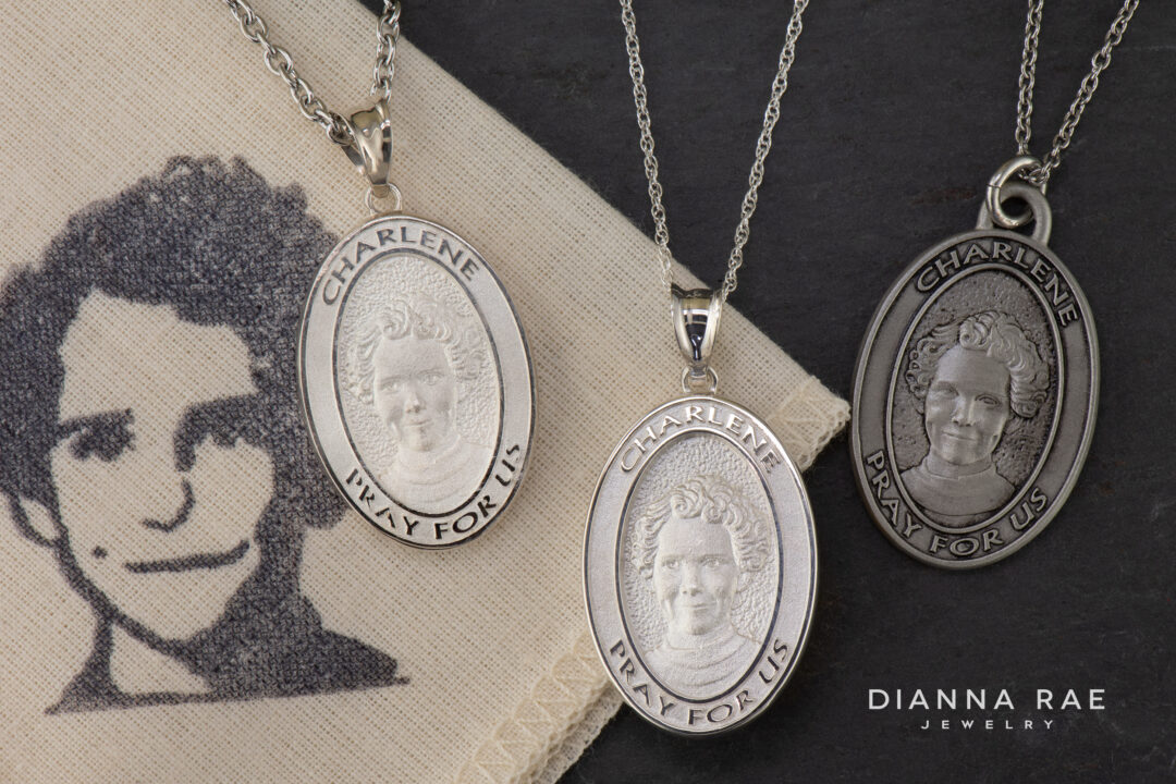 Charlene Richard Medal - Stainless Steel Men's Chain - Image 2