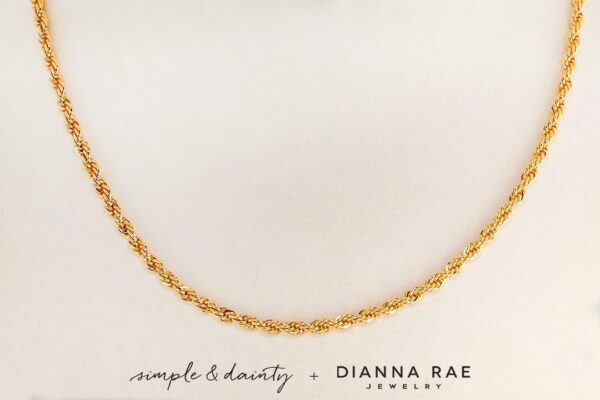 Chunky Rope Chain Necklace WEB 1 - Chunky Rope Chain Necklace