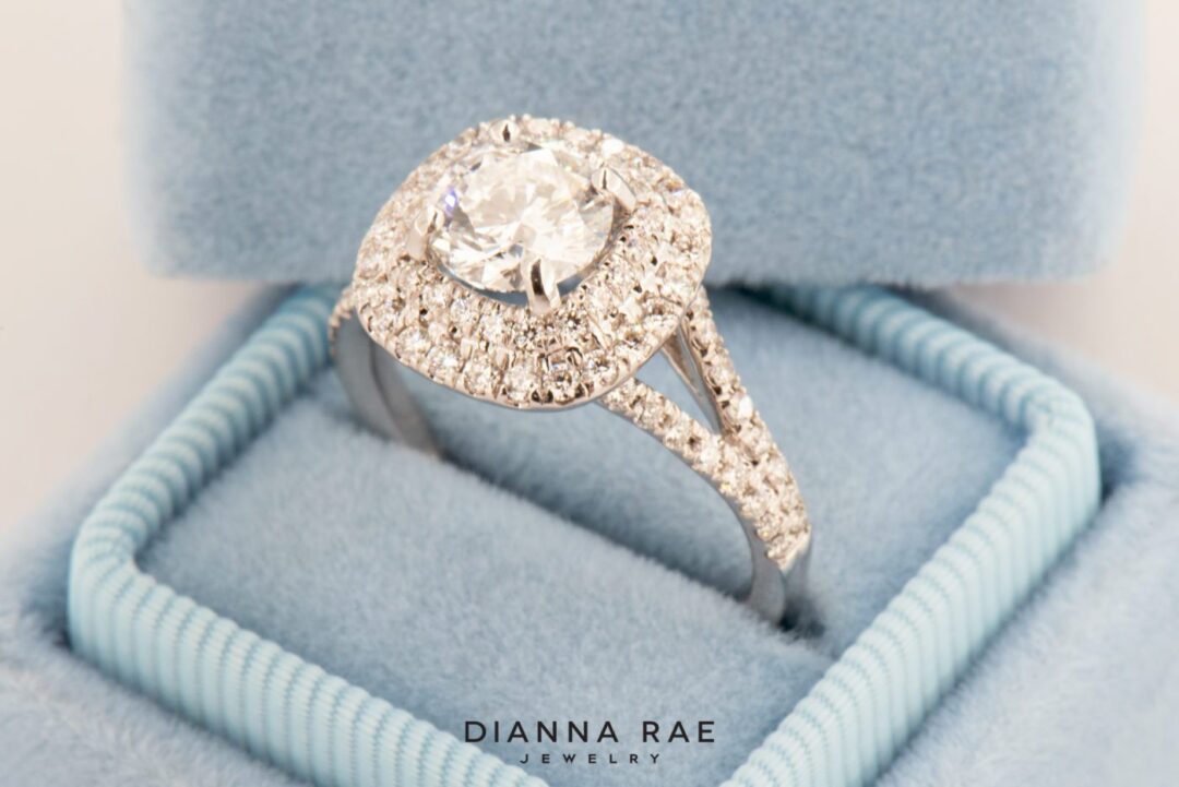 Double Halo Engagement Ring - Image 4