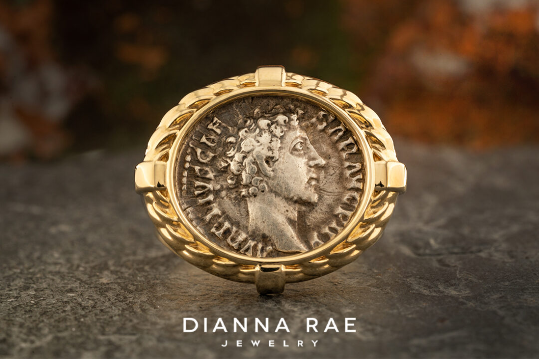 Genuine Roman Coin Marcus Aurelius Ring - Image 2