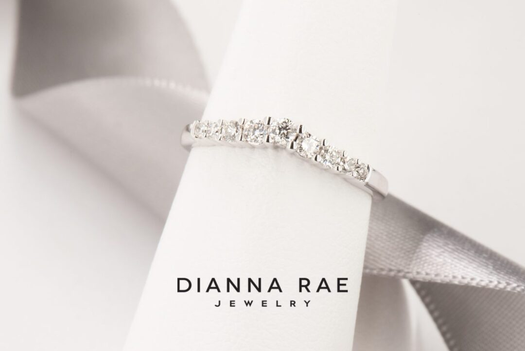 Women's White Gold Diamond Wedding Band