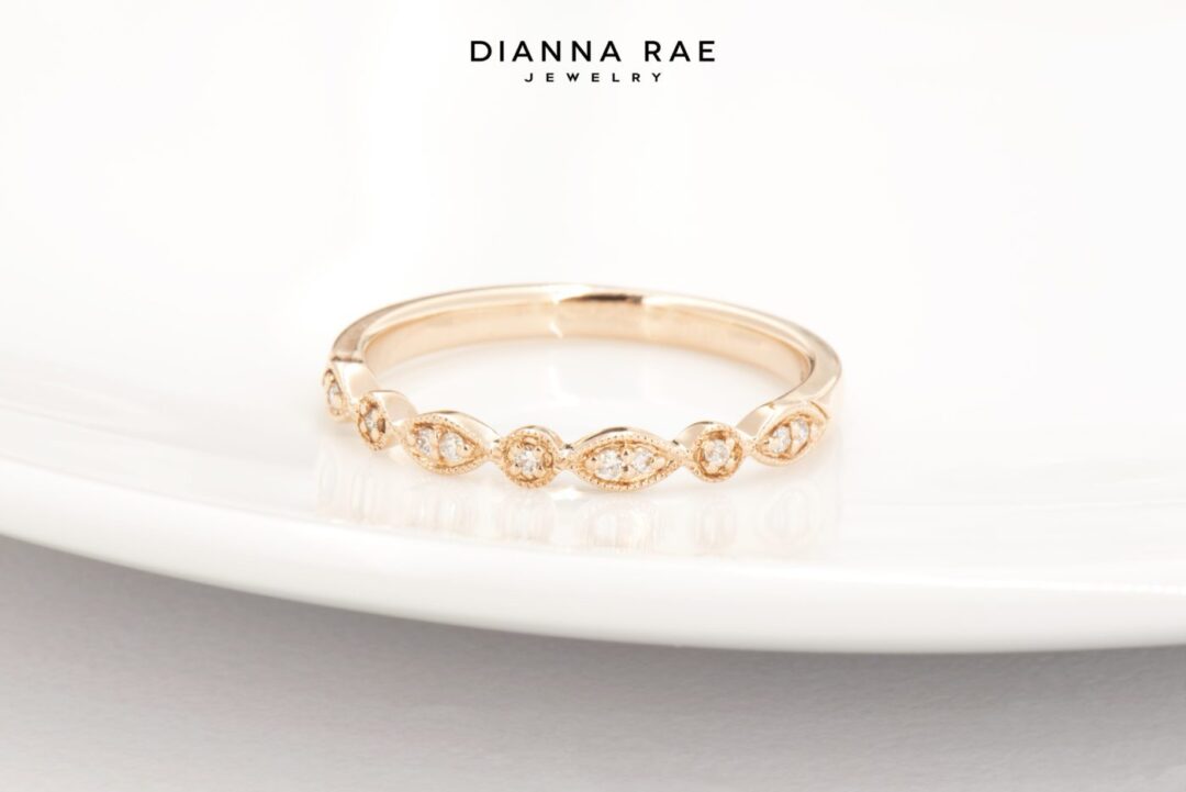 Rose Gold Pippen Diamond Band - Image 2
