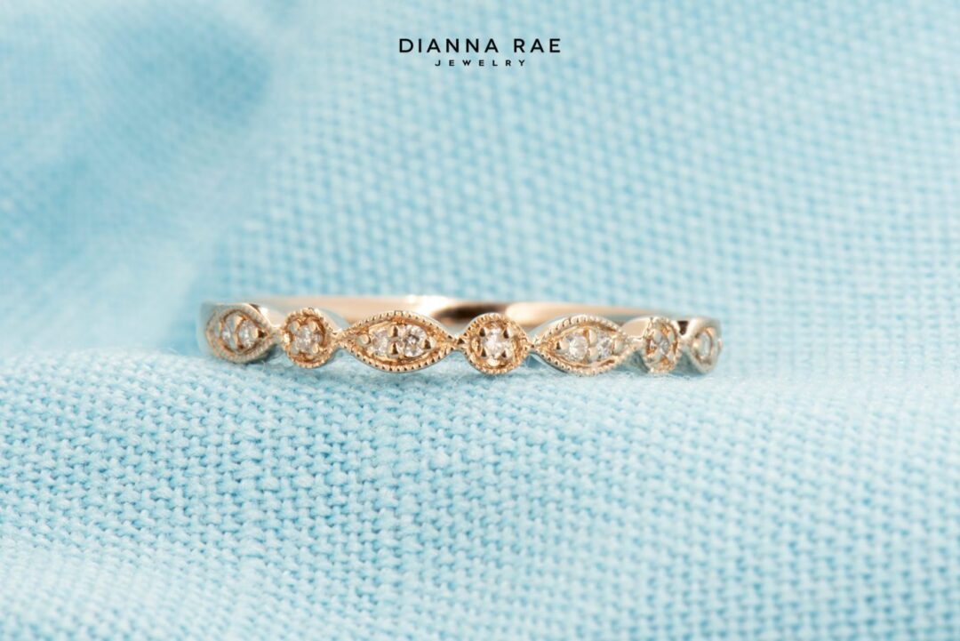 Rose Gold Pippen Diamond Band - Image 3