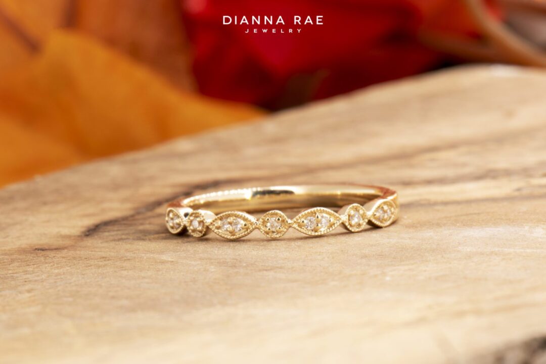 Yellow Gold Pippen Diamond Band