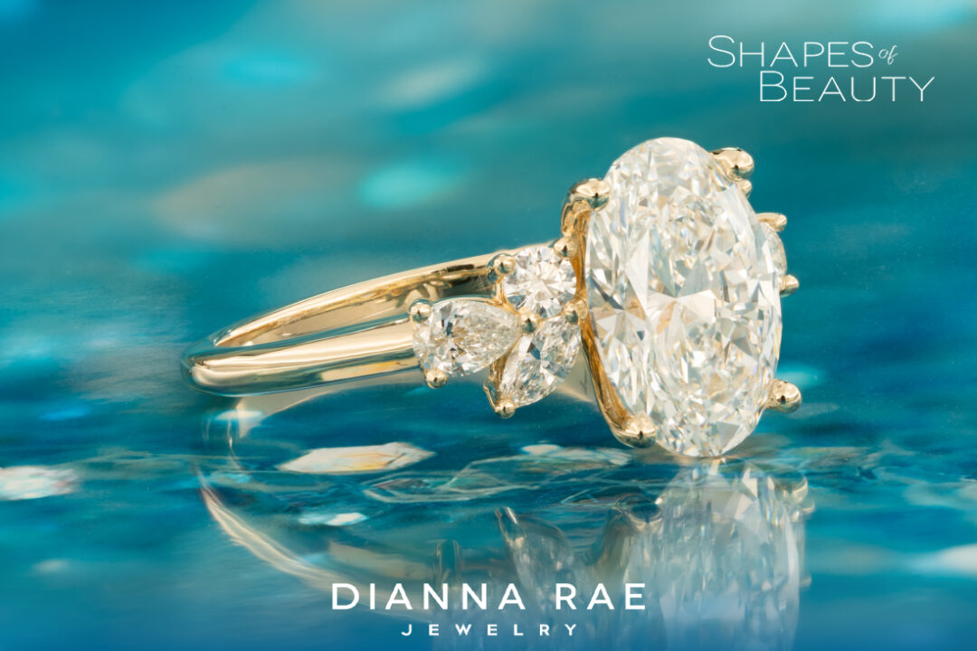 Oval Trilogy – Diamond Engagement Ring - Image 2
