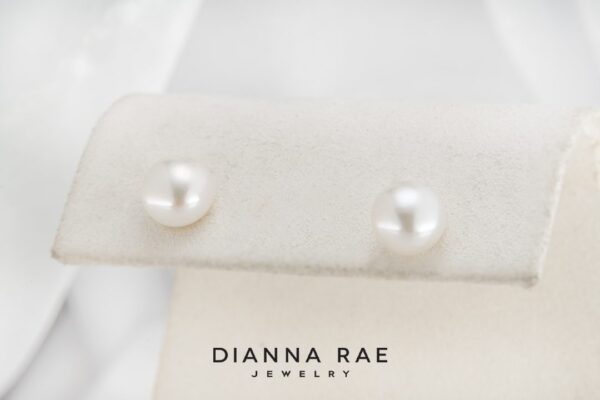 STU 651659 310 00100 7 8mm FWPearl Studs YG WEB 1 - 8.00mm Freshwater Pearl Studs