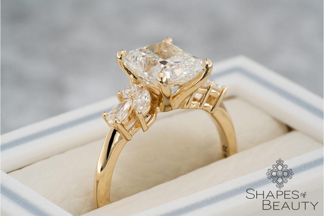 Radiant Trilogy - Diamond Engagement Ring - Image 4
