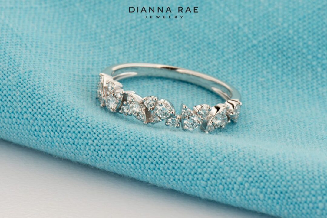 White Gold Women's Wedding Band - Image 2