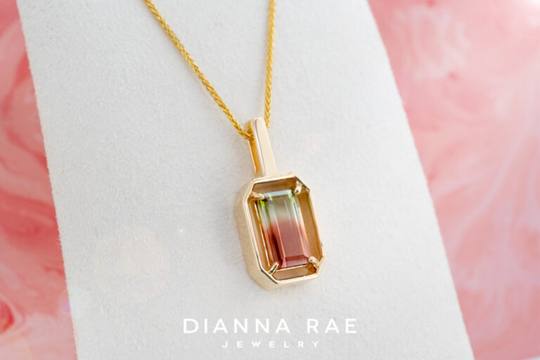 Home 18 Bi-Color Tourmaline Pendant