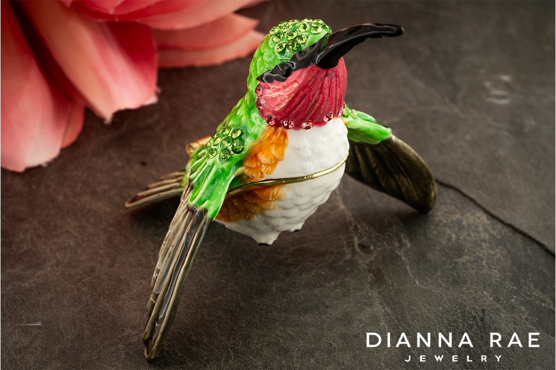Hummingbird Trinket Box