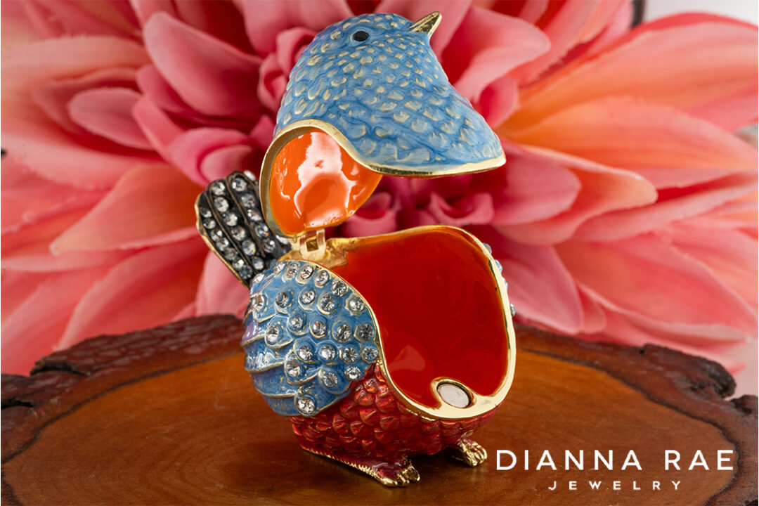 Blue Bird Trinket Box - Image 2